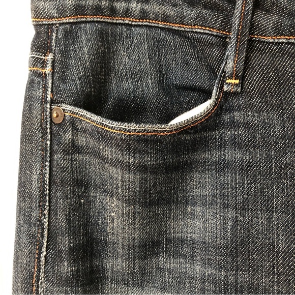 Earnest Sewn Anthropologie medium Wash Hefner 434 boot cut denim 28 - Picture 2 of 9